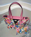 Eye-Theme Shoulder Pink Bag