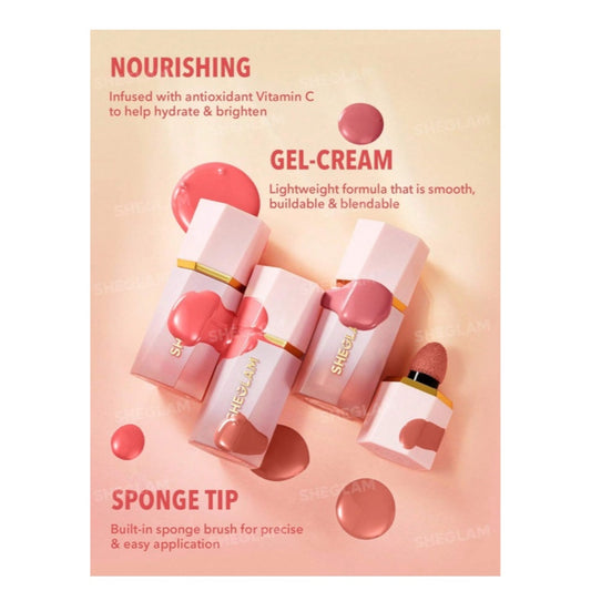 SHEGLAM Color Bloom Liquid Blush شي جلام كولور بلوم أحمر خدود سائل