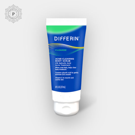 Differin Acne-Clearing Body Scrub 237ml. مقشر الجسم ديفرين لإزالة حب الشباب 237 مل