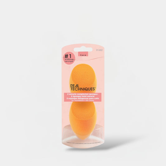 Real Techniques 2 Miracle Complexion Sponges ريال تكنيكس – 2 إسفنجة ميراكل كومبليكشن