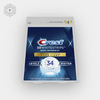 Crest 3D Whitestrips Radiant Express with LED Accelerator Light Teeth Whitening Strip Kit Level 34 (EXPIRY: SEP/2024)