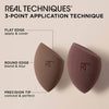 Real Techniques Bare Finish Sponge 4 Pack ريال تكنيكس إسفنجة باري فينيش – عبوة من 4 قطع