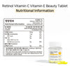 APLB Retinol Vitamin C Vitamin E Beauty Tablets (30 Tablets) APLB ريتينول فيتامين سي فيتامين ه أقراص الجمال