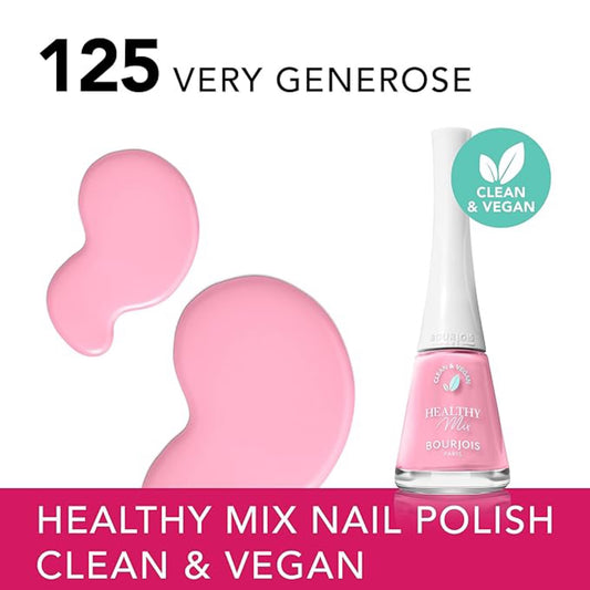 Bourjois Healthy Mix Clean Nail Polish - 125 Very Generous بورجوا هيلثي ميكس طلاء أظافر نقي - 125 فيري جينيروس