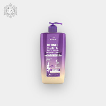 Luxe Organix Retinol + Gluta Body Wash 1000g. لوكس أورجانيكس ريتينول + غسول الجسم جلوتا