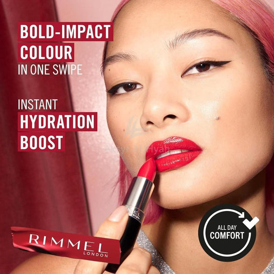 Rimmel Lasting Finish Soft Matte Lipstick ريميل لاستينغ فينيش سوفت مات أحمر شفاه مطفي ناعم