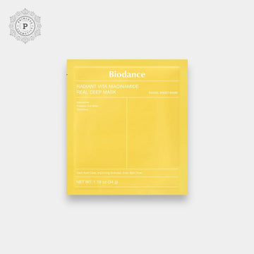 Biodance Radiant Vita Niacinamide Real Deep Mask (1 Sheet) قناع بيودانس راديانت فيتا نياسيناميد الحقيقي العميق