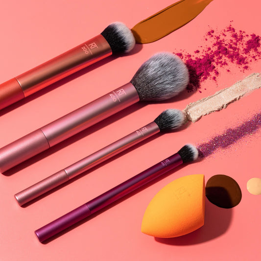 Real Techniques Everyday Essentials Makeup Brush Set ريال تكنيكس – مجموعة فرش المكياج الأساسيات اليومية