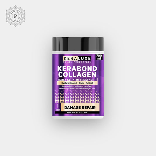 KERA LUXE Salon Perfection Kerabond Collagen Daily Keratin Treatment Damage Repair 700ml كيرا لوكس صالون الكمال Kerabond الكولاجين اليومي الكيراتين علاج الأضرار إصلاح 700ML