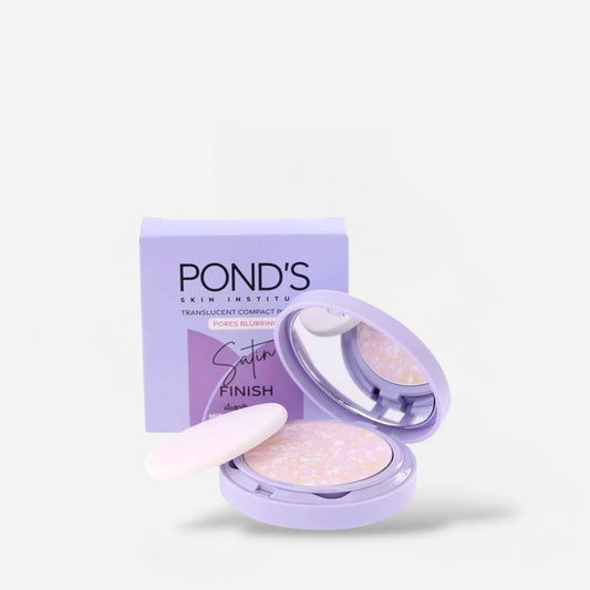 Ponds Translucent Pressed Powder Pores Blurring Satin Finish 4.5g بودرة مضغوطة شفافة من بوندز، تخفي المسام، بلمسة نهائية ساتانية