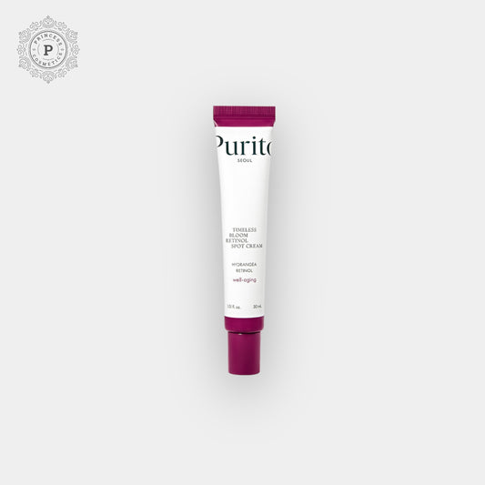 Purito Seoul Timeless Bloom Retinol Spot Cream 30ml. بوريتو سيول تايملس بلوم ريتينول سبوت كريم