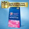 Crest 3D Whitestrips Sensitive Teeth Whitening Kit (18 Treatments,36 Strips). مجموعة شرائط التبييض للأسنان الحساسة 3D من كرست (18 معالجة، 36 شريطًا)