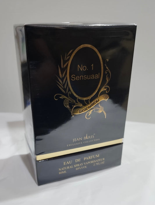 Jean Paris No. 1 Sensual Eau De Parfum 80ml. جان باريس رقم 1 سينشوال أو دو بارفان 80 مل