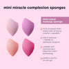 Real Techniques MINI Complexion Sponges 4 Pack ريال تكنيكس – إسفنجات ميني للبشرة، 4 قطع