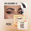 Gege Bear FOX Glue-Free False Eyelashes رموش صناعية خالية من الغراء بتصميم جيجي بير فوكس
