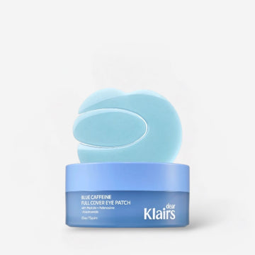 dear Klairs Blue Caffeine Full Cover Eye Patch (60 Patches) رقعة العين الكاملة من دير كليرز الزرقاء بالكافيين