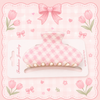 Cherry-Checkered Hair Clips مشابك شعر بنقشة مربعات الكرز