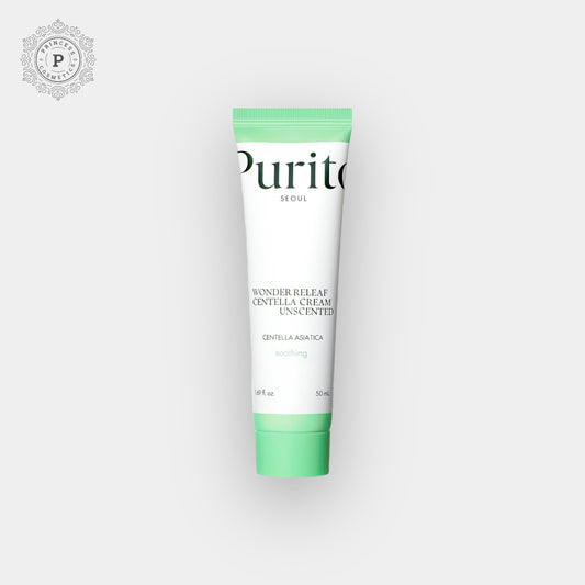 Purito Wonder Releaf Centella Cream Unscented 50ml - Renewed. بوريتو وندر ريليف كريم كينتيلا غير معطر