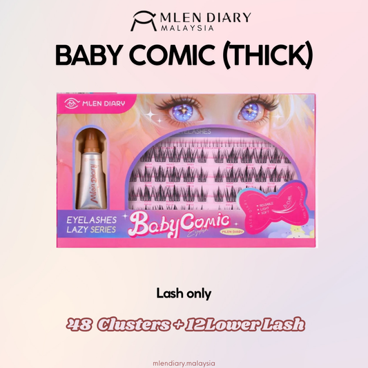 Mlen Diary Baby Comic False Eyelashes رموش صناعية من مذكرات ملين بيبي كوميك