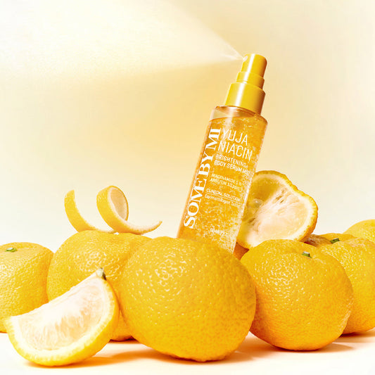 Somebymi Yuja Niacin Brightening Body Serum Mist 80ml بخاخ سيروم الجسم لتفتيح البشرة باليوجا والنياسين من سومبي مي