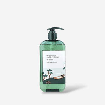 Round Lab Pine Calming Cica Body Wash 400ml غسول الجسم برائحة الصنوبر المهدئ من راوند لاب برائحة السيكا