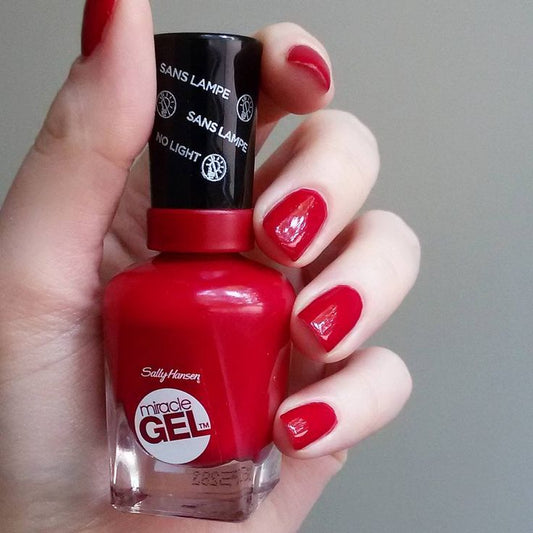 Sally Hansen Miracle Gel Rhapsody Red سالي هانسن ميراكل جل - رابسودي ريد
