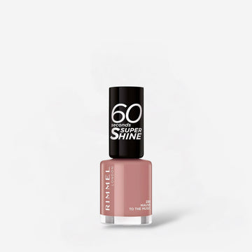 Rimmel 60 Seconds Nude Nail Polish - 230 Mauve To The Music ريميل طلاء أظافر 60 ثانية نود - 230 موف تو ذا ميوزيك