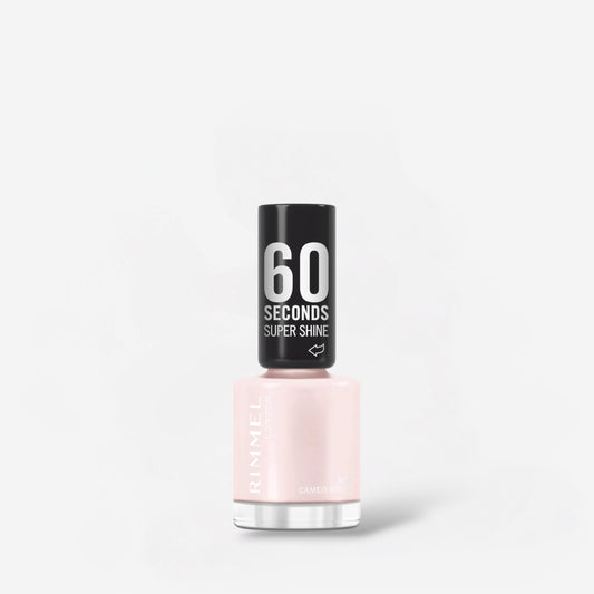 Rimmel 60 Seconds Super Shine Nail Polish - 108 Cameo Rose ريميل طلاء أظافر 60 ثانية سوبر شاين - 108 كاميو روز