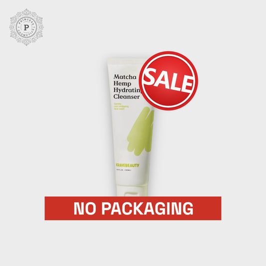 (NO PACKAGING) Krave Beauty Matcha Hemp Hydrating Cleanser 120ml. (بدون تغليف) كرافي بيوتي ماتشا منظف مرطب للقنب