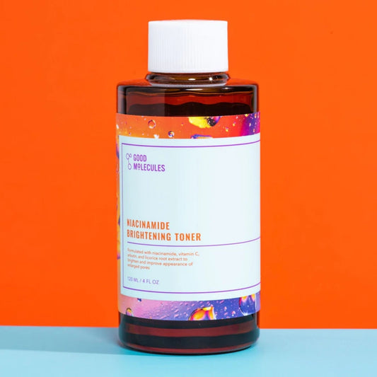 Good Molecules Niacinamide Brightening Toner 120ml. قُذْ مٱلِقُسْ نياسيناميد تونر تفتيح 120 مل.