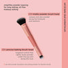 Real Techniques Cover + Conceal Dual Ended Makeup Brush ريال تكنيكس – فرشاة مكياج مزدوجة الأطراف للتغطية وإخفاء العيوب