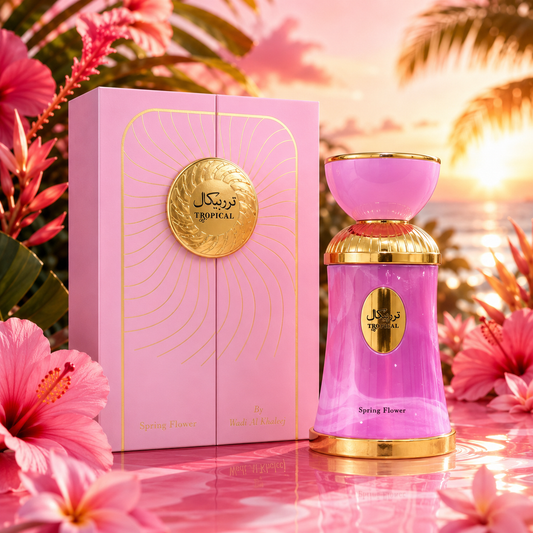 Wadi Al Khaleej Tropical Spring Flower 100ml وادي الخليج زهرة الربيع الاستوائية