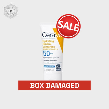 (BOX DAMAGED) Cerave Hydrating Sunscreen SPF 50 Face Lotion 75ml (الصندوق تالف) سيراف لوشن مرطب من الشمس SPF 50 للوجه