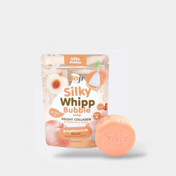 Joji Silky Whipp Bubble Soap Bright Collagen 100g صابون جوجي سيلكي ويب بابل بالكولاجين اللامع