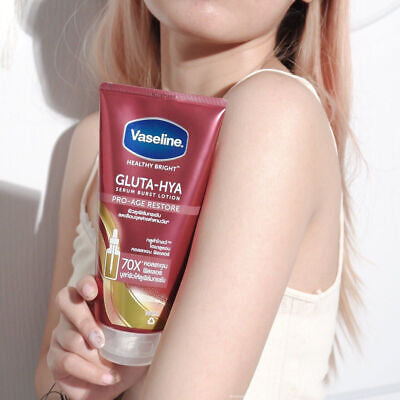 Vaseline Serum Burst Lotion Pro-Age Restore 300ml الفازلين مصل انفجار غسول برو العمر استعادة