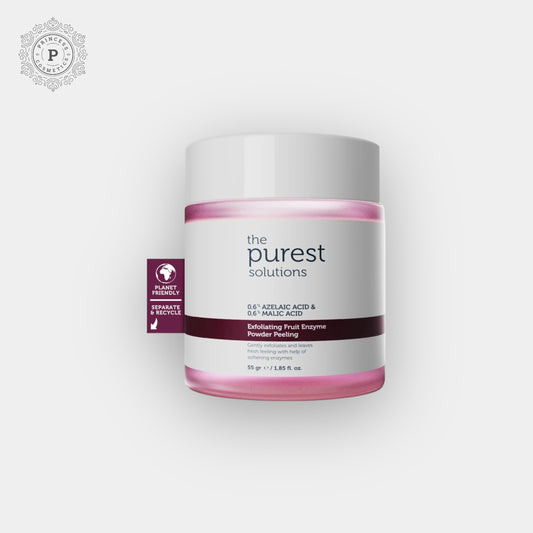 The Purest Solutions Exfoliating Fruit Enzyme Powder Peeling 55g. تا بيرست سولوسن مسحوق إنزيم الفاكهة المقشر للتقشير 55 جرام