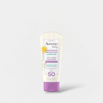 Aveeno Baby Continuous Protection Zinc Oxide Sunscreen 88ml أفينو بيبي واقي شمس للحماية المستمرة بأكسيد الزنك