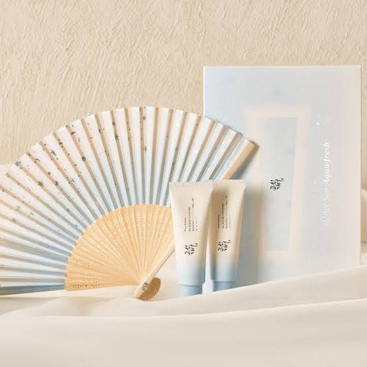 Beauty of Joseon Relief Aqua-fresh Kit (50mlx2 + Fan) جمال جوسون الإغاثة أكوا الطازجة كيت