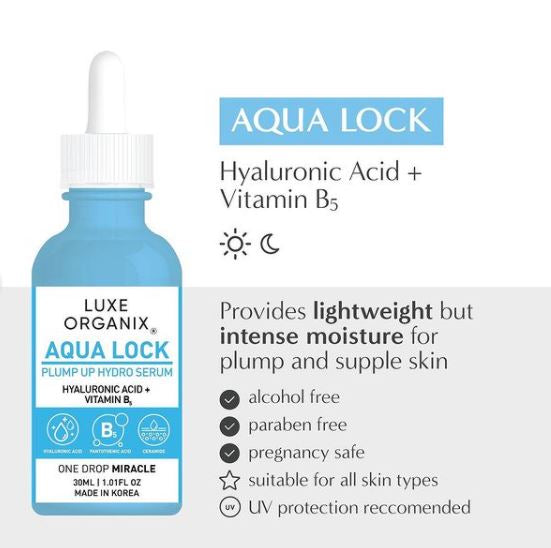 Luxe Organix Aqua Lock Serum 30ml