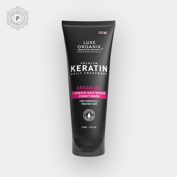 Luxe Organix Keratin Treatment Conditioner with Argan Oil 210ml لوكس أورجانيكس بلسم علاج الكيراتين بزيت الأرغان 210 مل