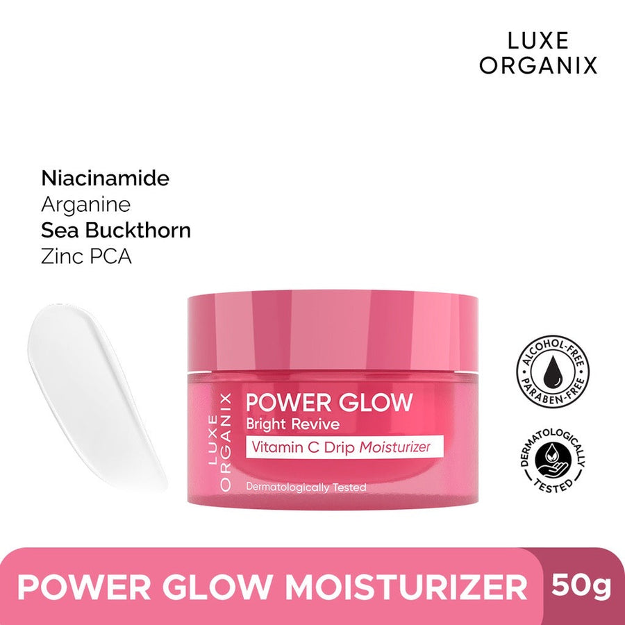 Luxe Organix Power Glow Bright Revive Vitamin C Drip Moisturizer 50g