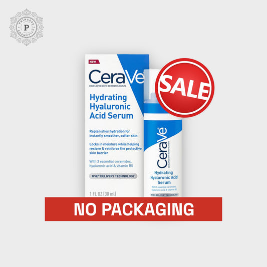 (NO PACKAGING) CeraVe Hydrating Hyaluronic Acid Serum 30ml. (بدون تغليف) مصل حمض الهيالورونيك المرطب من سيرافيه 30 مل