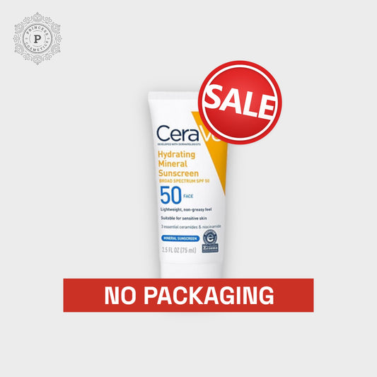 (NO PACKAGING) Cerave Hydrating Sunscreen SPF 50 Face Lotion 75ml