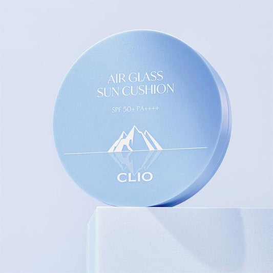 Clio Airglass Sun Cushion Set (25g + Refill) مجموعة وسائد الشمس كليو إير جلاس (25 جرام + إعادة التعبئة)