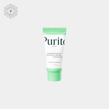 Purito Wonder Releaf Centella Cream Unscented 15ml - MINI بوريتو وندر ريليف كريم كينتيلا غير معطر - MINI