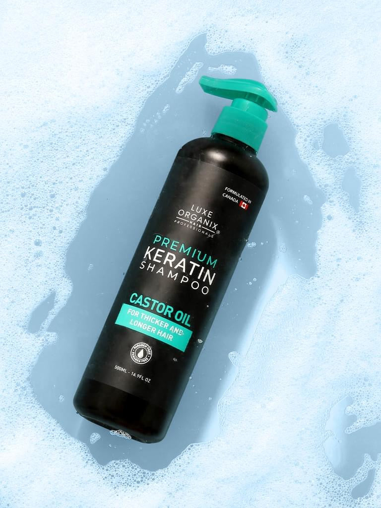 Luxe Organix Premium Keratin Castor Oil Shampoo 500ml