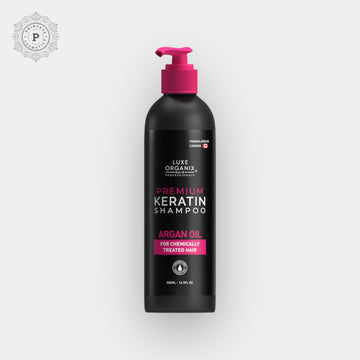 Premium Premium Keratin Argan Shampoo 500ml بريميوم بريميوم شامبو بالكيراتين والأركان 500 مل