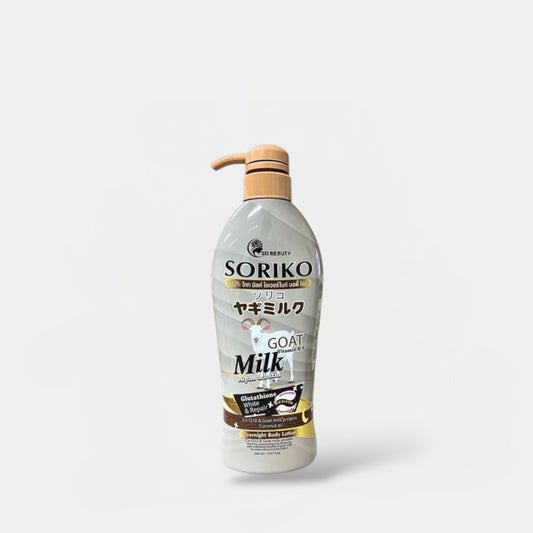 Soriko Goat Milk Overnight Body Lotion 500ml لوشن الجسم الليلي بحليب الماعز من سوريكو