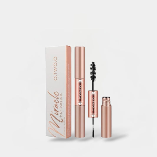 O.TWO.O 2 in 1 Volume Fiber & Mascara 8g ألياف كثافة وماسكارا 2 في 1 من O.TWO.O