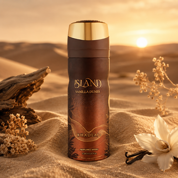 Khadlaj Island Vanilla Dunes Body Spray 200ml بخاخ الجسم برائحة الفانيليا من جزيرة خادلاج